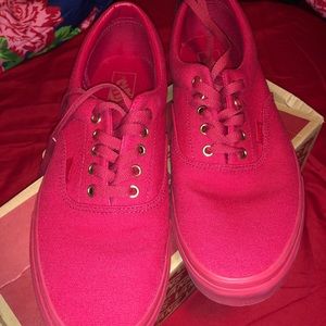 Men’s red vans